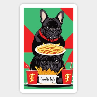 Frenchie Fries Sticker